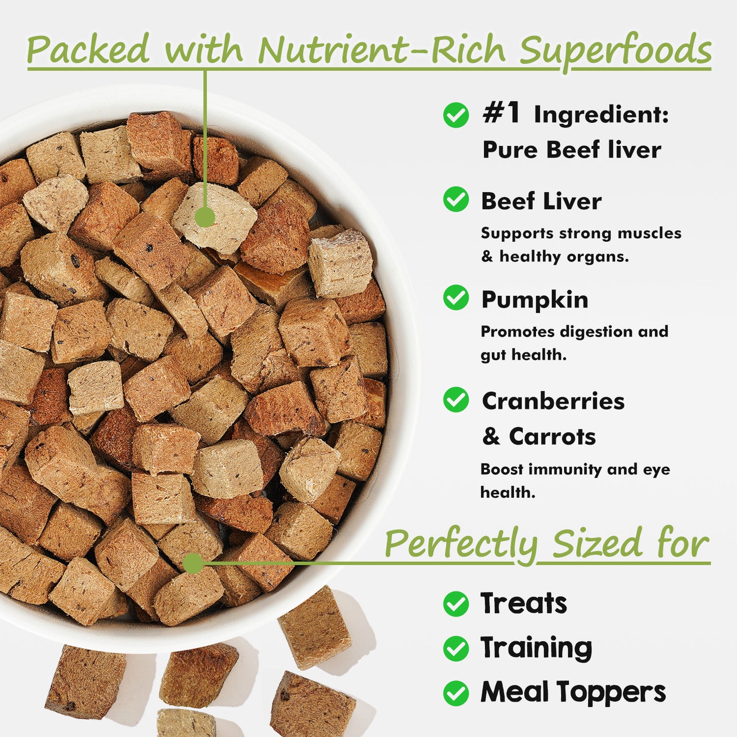 Sierra Valley Freeze-Dried Dog Treat - Beef Liver Flavor