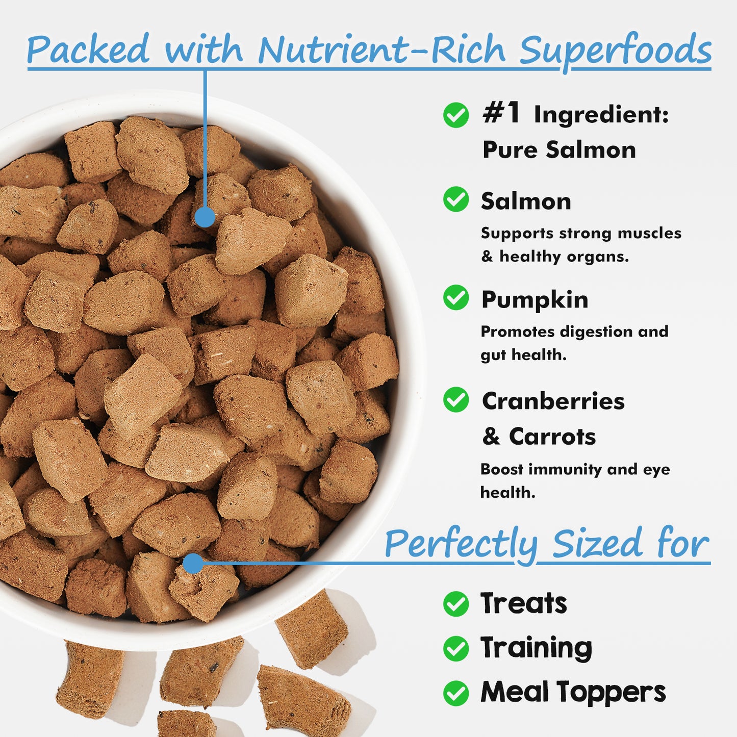 Sierra Valley Freeze-Dried Dog Treat - Salmon Flavor