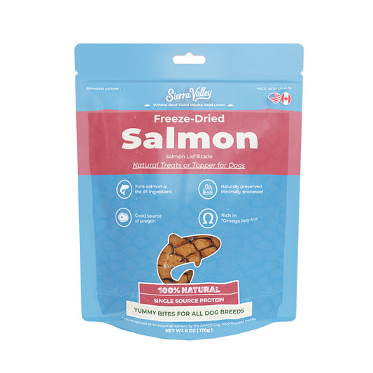 Sierra Valley Freeze-Dried Dog Treat - Salmon Flavor