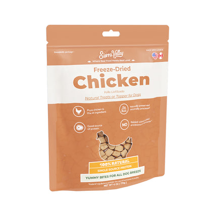 Sierra Valley Freeze-Dried Dog Treat - Chicken Flavor