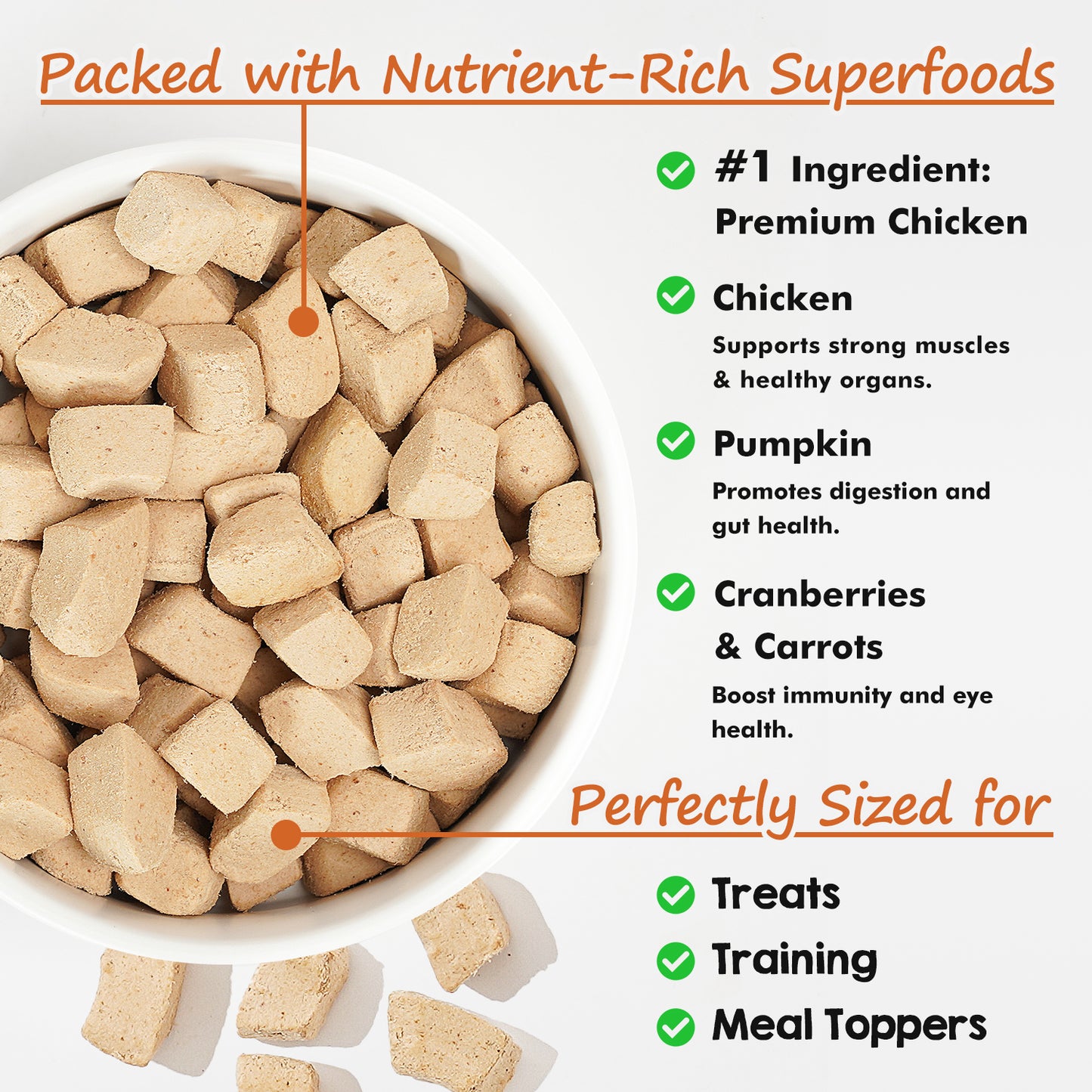 Sierra Valley Freeze-Dried Dog Treat - Chicken Flavor