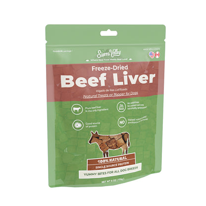 Sierra Valley Freeze-Dried Dog Treat - Beef Liver Flavor