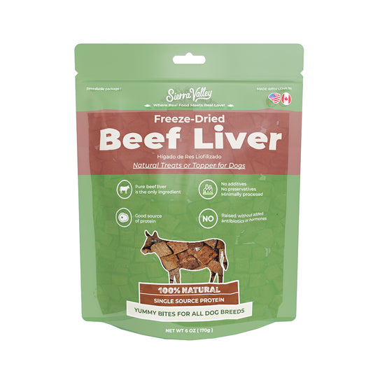 Sierra Valley Freeze-Dried Dog Treat - Beef Liver Flavor