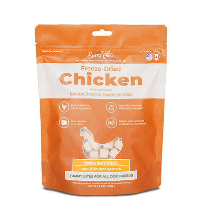 Sierra Valley Freeze-Dried Dog Treat - Chicken Flavor